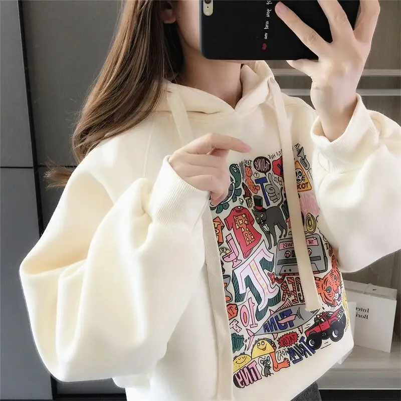 Girls Velvet Hoodie Green 2025 New Medium Large - Image 11