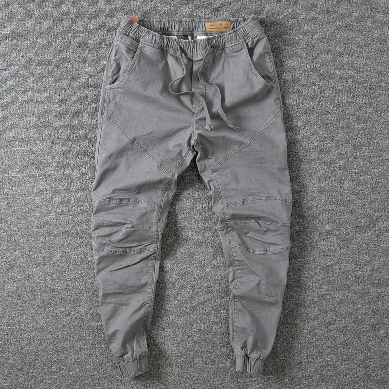 Japanese Style Men's Drawstring Leggings Pants Summer - Image 7