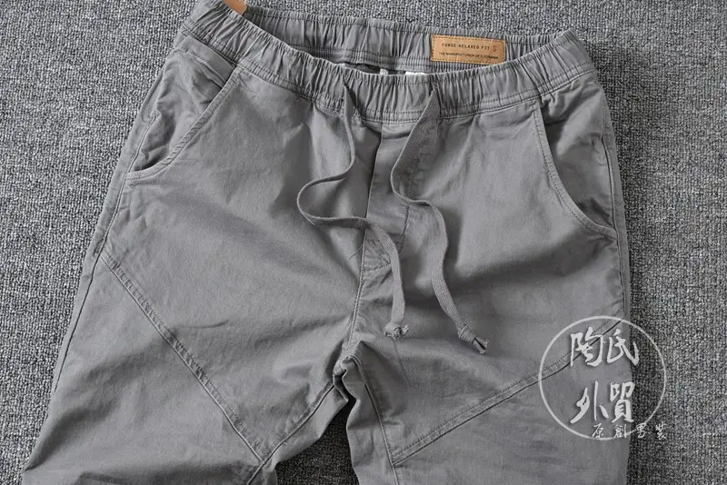 Japanese Style Men's Drawstring Leggings Pants Summer — feature 10