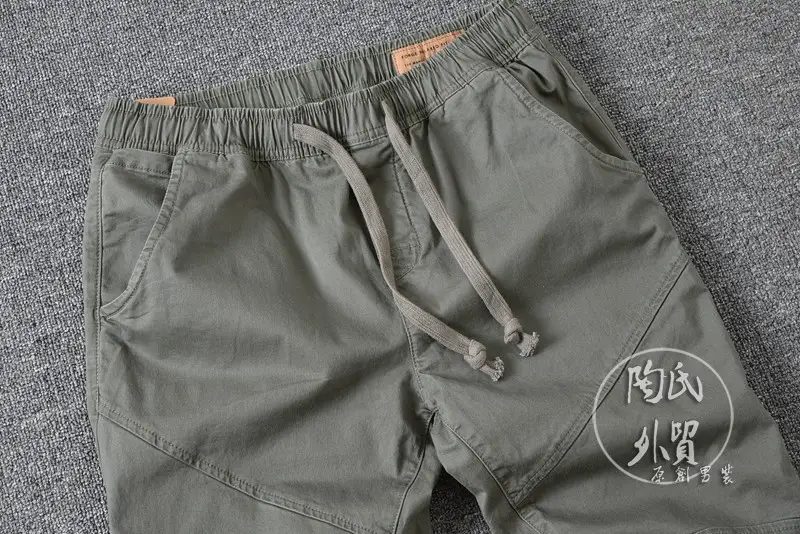 Japanese Style Men's Drawstring Leggings Pants Summer — feature 15