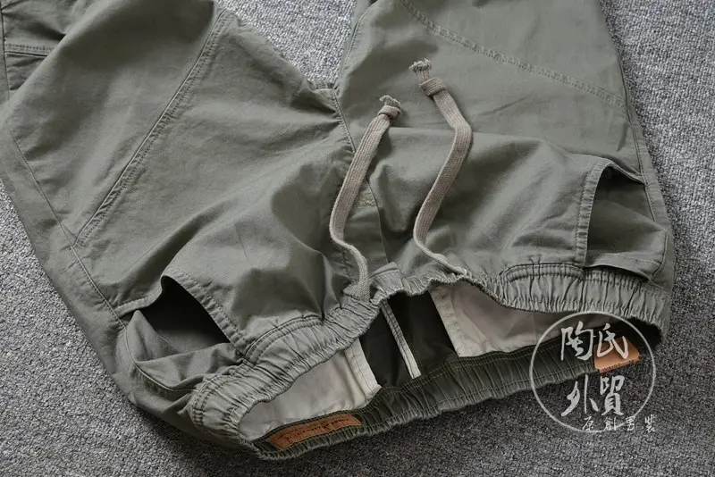 Japanese Style Men's Drawstring Leggings Pants Summer — feature 19