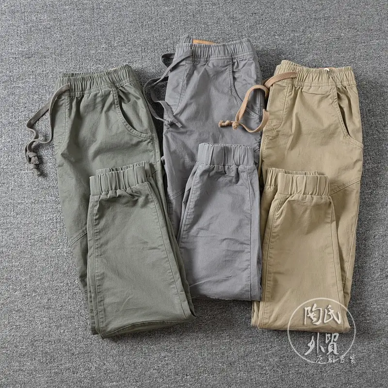 Japanese Style Men's Drawstring Leggings Pants Summer — feature 4