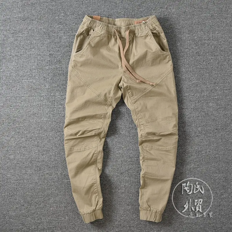 Japanese Style Men's Drawstring Leggings Pants Summer — feature 6
