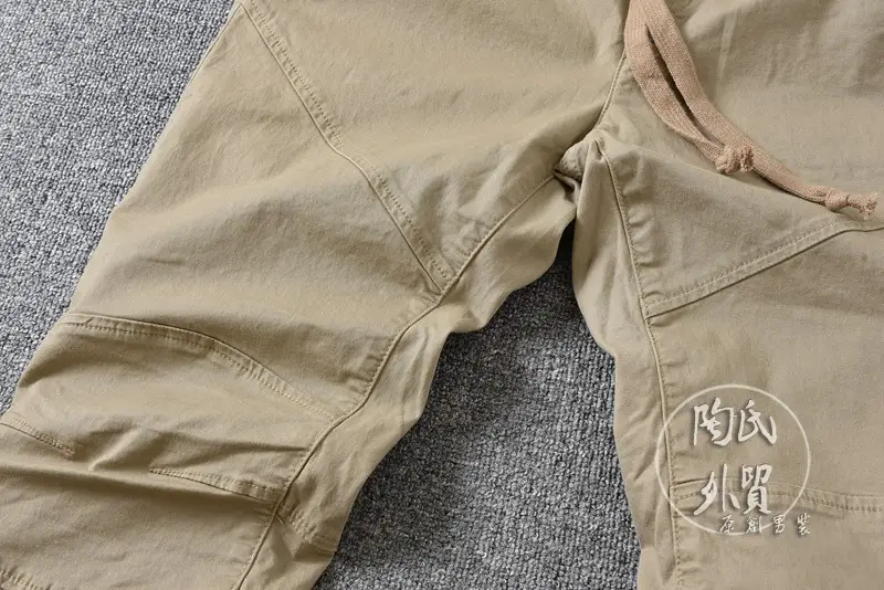 Japanese Style Men's Drawstring Leggings Pants Summer — feature 8