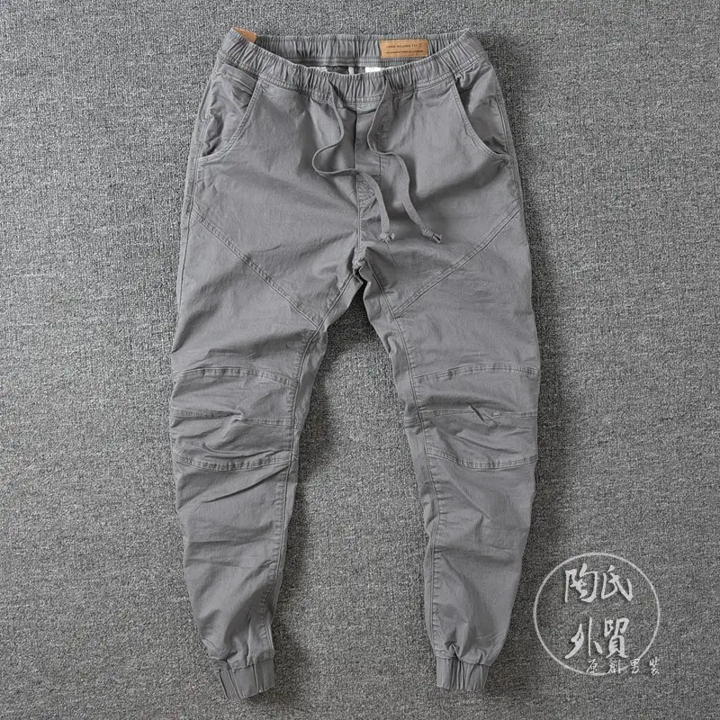 Japanese Style Men's Drawstring Leggings Pants Summer — feature 9