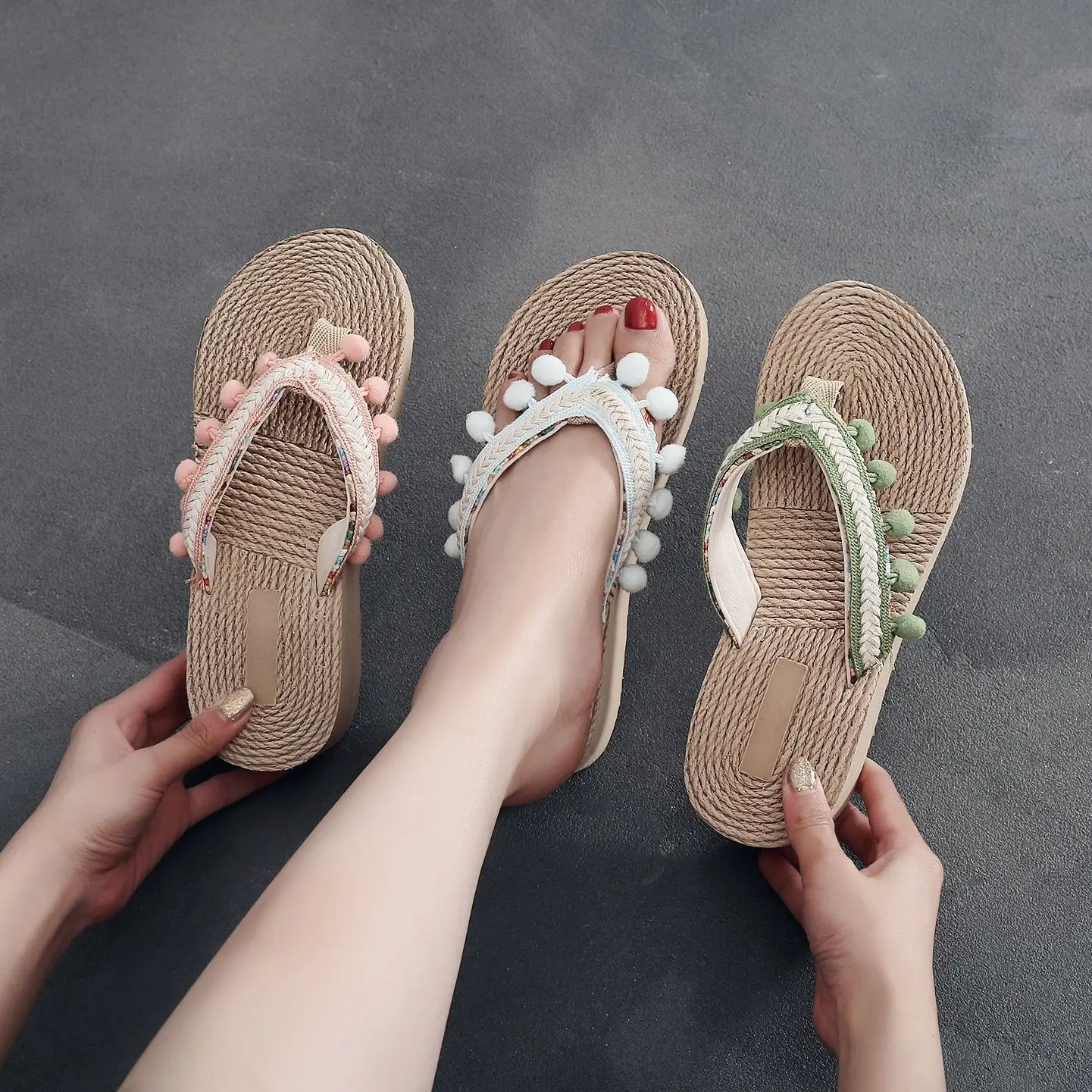 Women's White Pearl Strap High Heel Sandals - Image 4