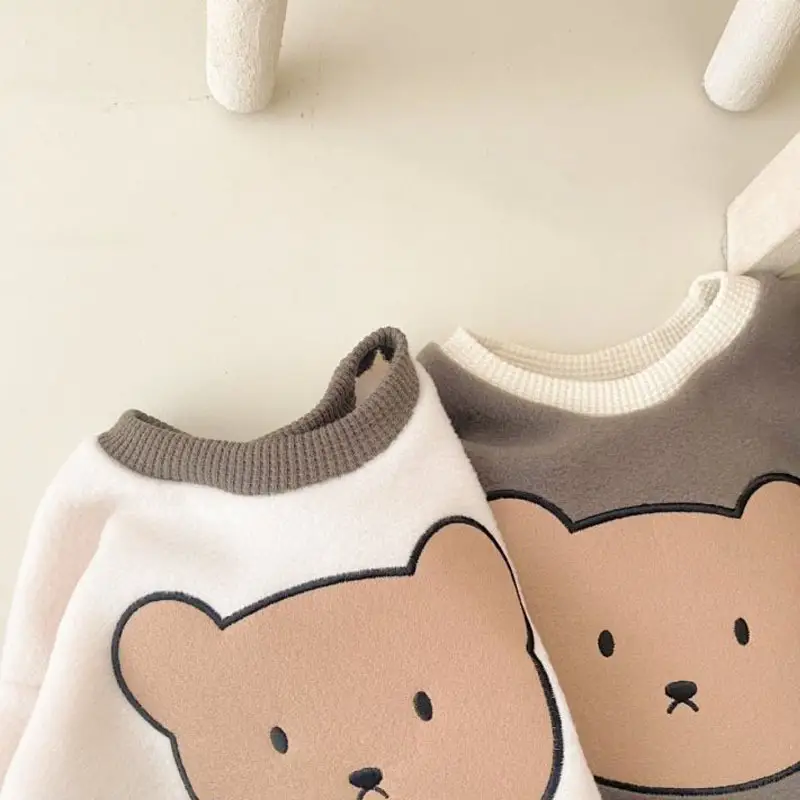 Baby Bear Sweater Set Two-Piece Autumn Winter Suit — feature 5