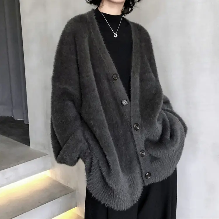 2025 Knitted Cardigan for Women Large Size - Image 8