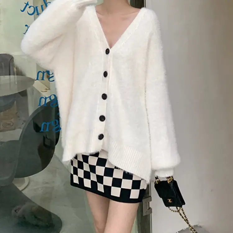 2025 Knitted Cardigan for Women Large Size - Image 6