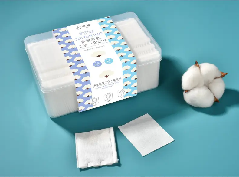 Cotton Makeup Remover Box 48x30cm Wet Application — feature 22