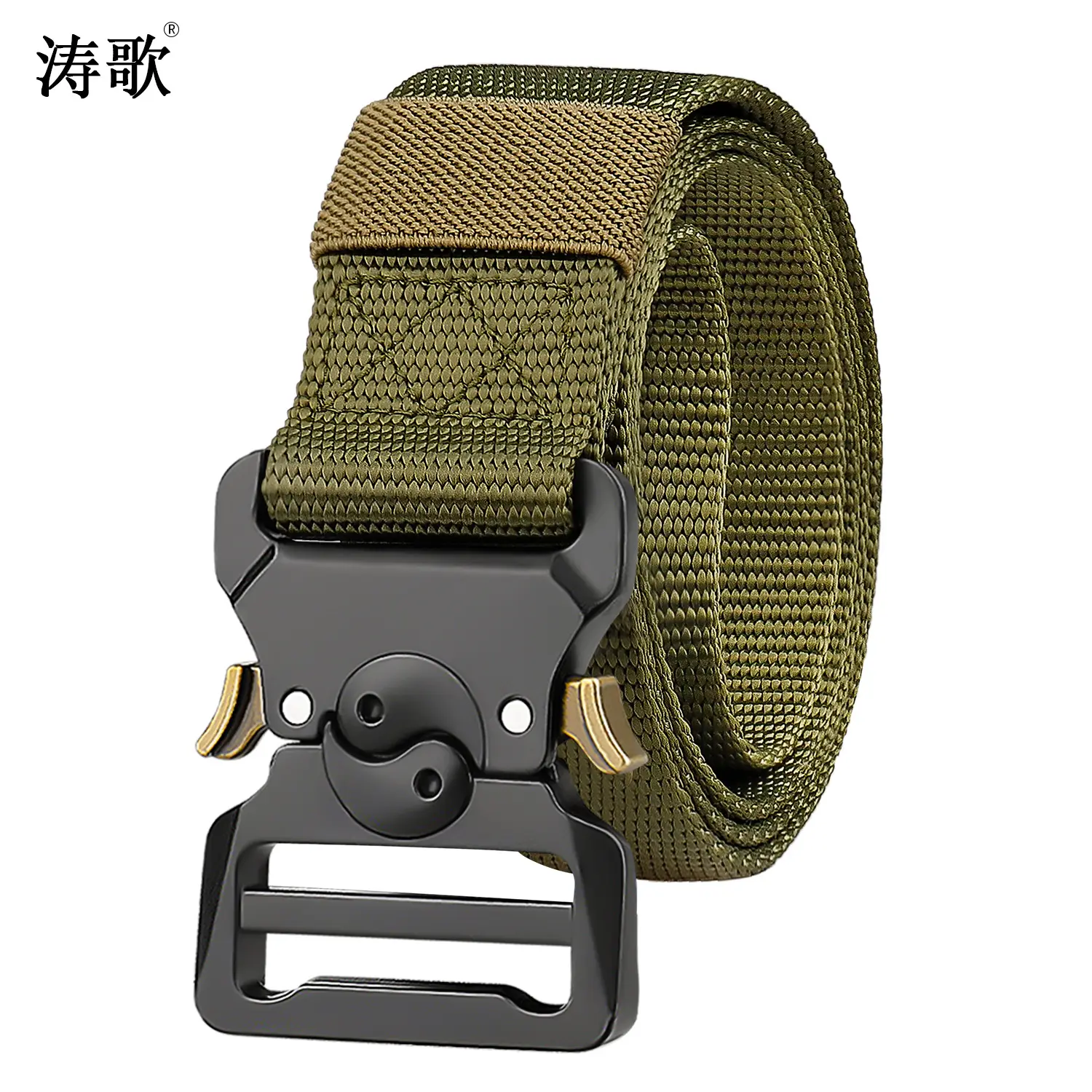 Tactical Nylon Belt for Men Military Training Outdoor Multi-Use