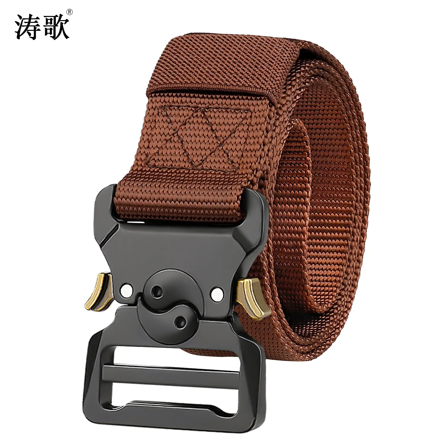 Tactical Nylon Belt for Men Military Training Outdoor Multi-Use