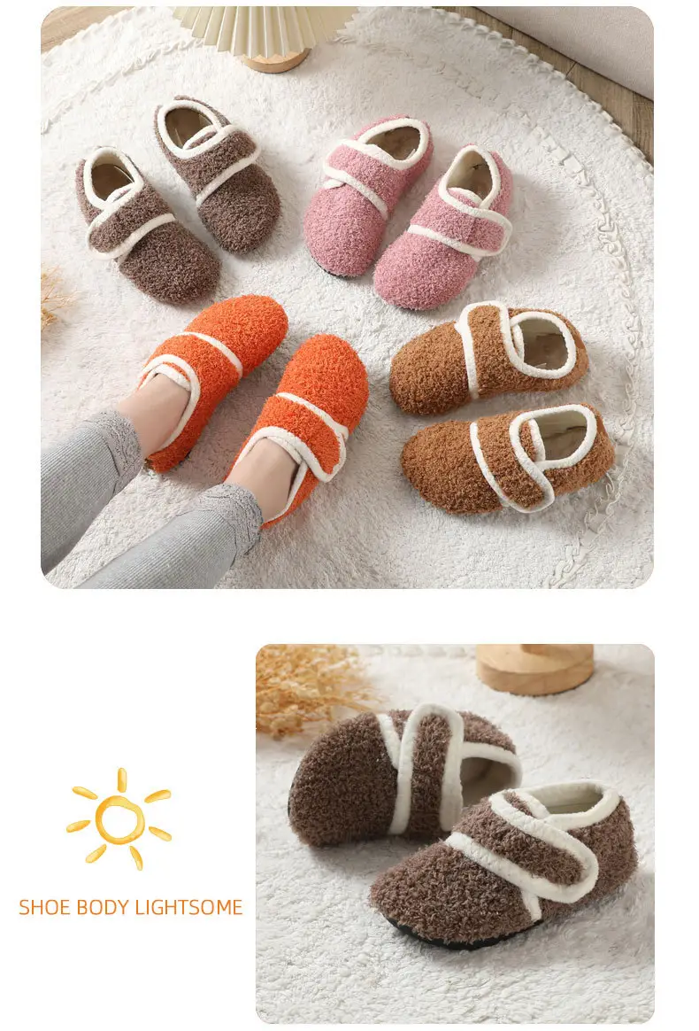 Children's Brown Wool Floor Socks for Kids — feature 12