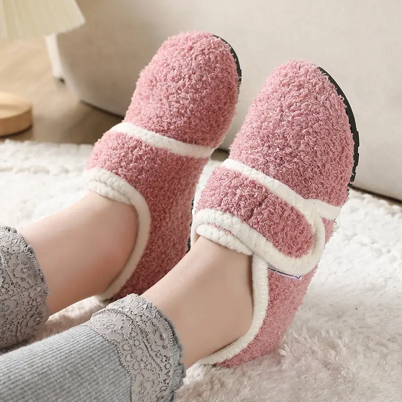 Children's Brown Wool Floor Socks for Kids - Image 2