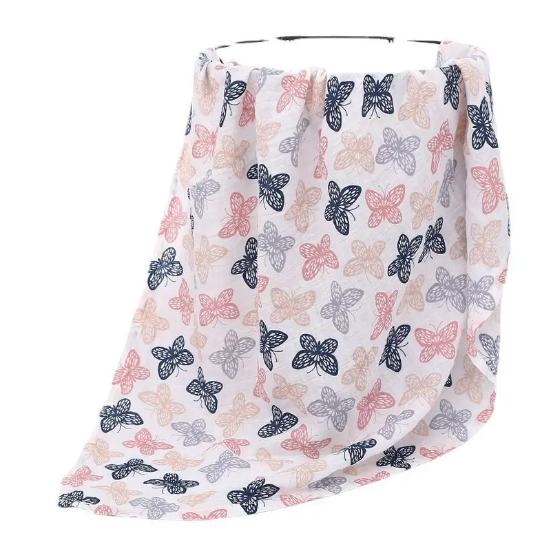 Baby Gauze Bath Towel Rainbow Print 2 Layers - Image 10