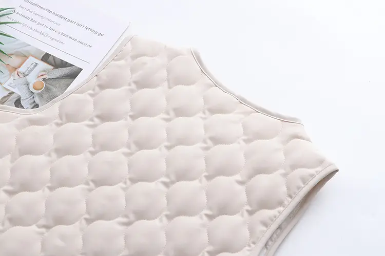 Plus Size Cotton Quilted Vest Women Winter Warm 2022 — feature 14