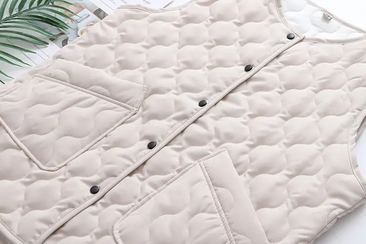 Plus Size Cotton Quilted Vest Women Winter Warm 2022 — feature 9