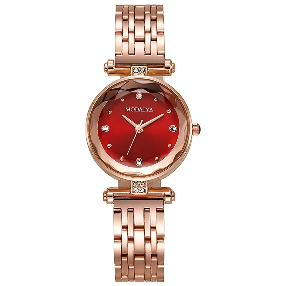 Women's Luxury Rhinestone Quartz Watch All Steel Band - Image 7