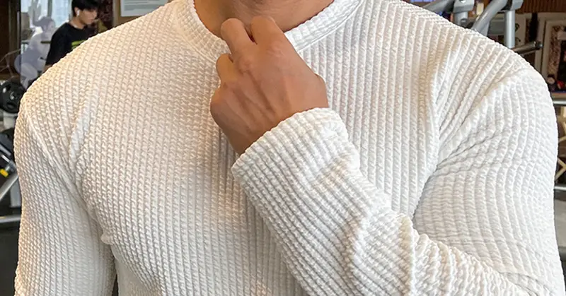 Men's Black Knitted Long Sleeve Sweater 2022 — feature 6