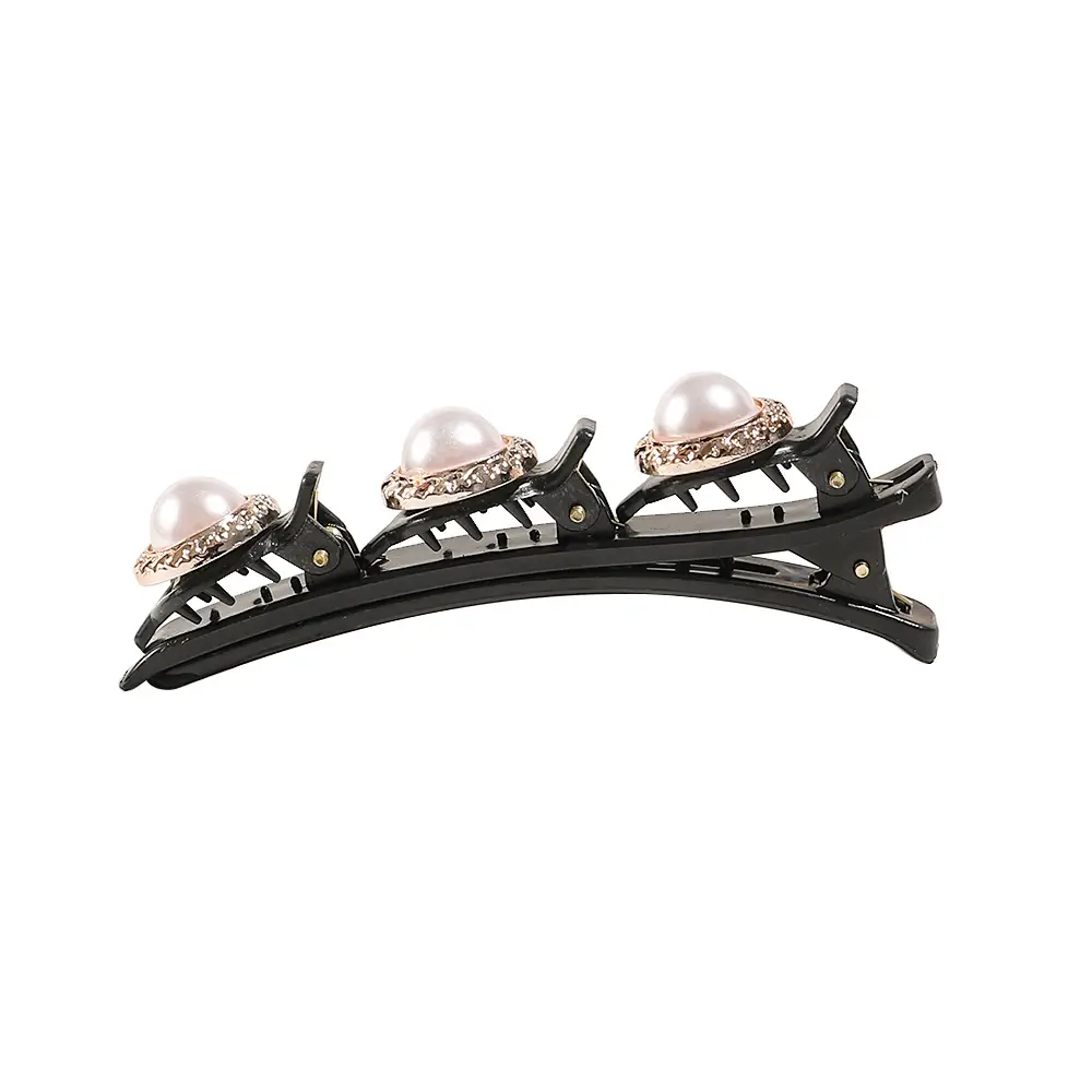 Four-Leaf Clover Hairpin Women's Broken Hairpin Hair Weaving Artifact Side Clip Bangs Clip