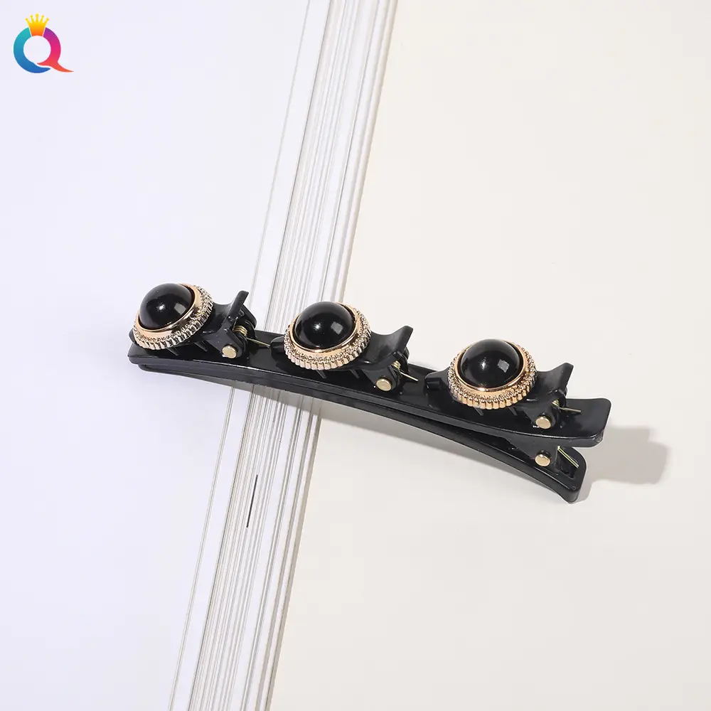 Four-Leaf Clover Hairpin Women's Broken Hairpin Hair Weaving Artifact Side Clip Bangs Clip