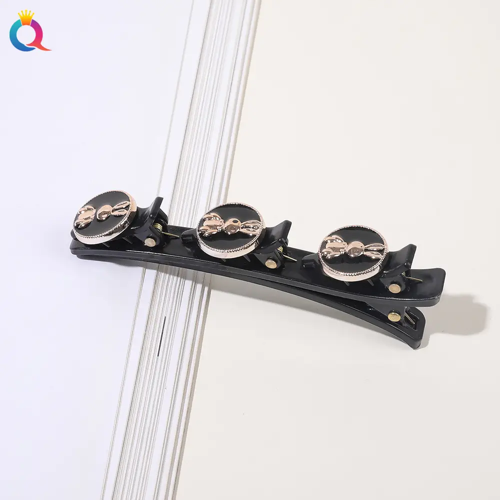 Four-Leaf Clover Hairpin Women's Broken Hairpin Hair Weaving Artifact Side Clip Bangs Clip