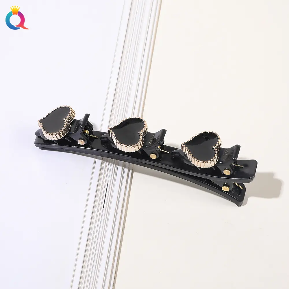Four-Leaf Clover Hairpin Women's Broken Hairpin Hair Weaving Artifact Side Clip Bangs Clip