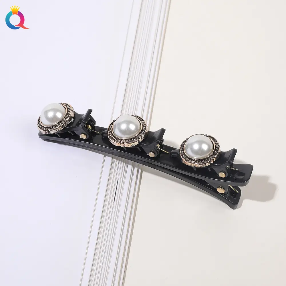 Four-Leaf Clover Hairpin Women's Broken Hairpin Hair Weaving Artifact Side Clip Bangs Clip