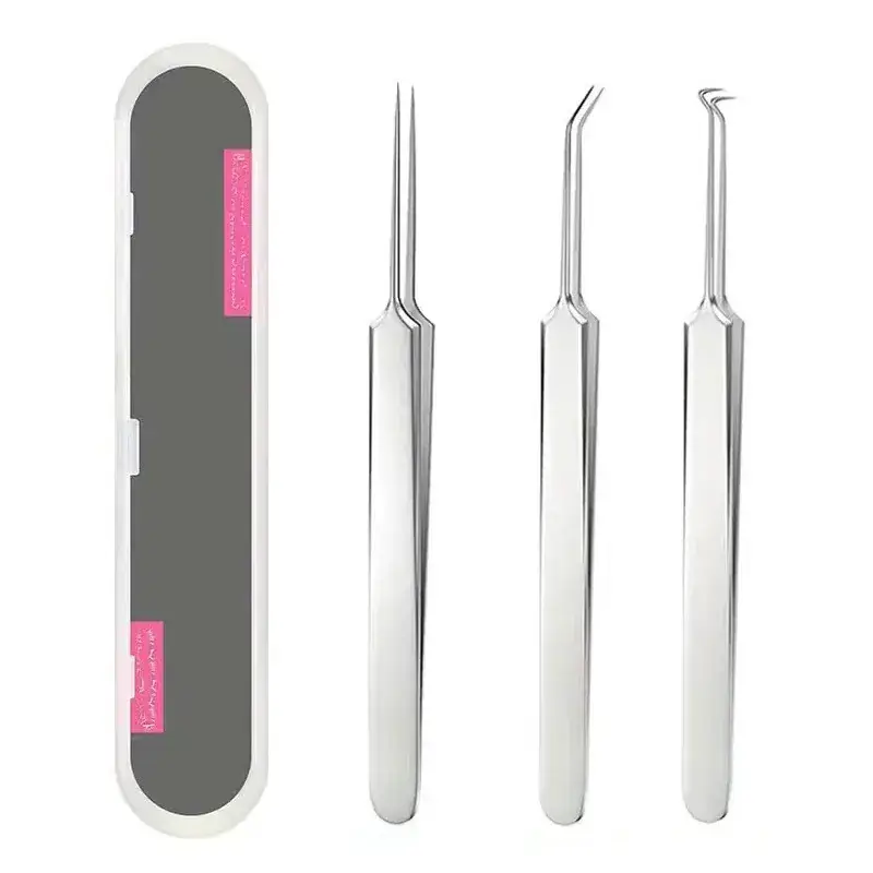 Stainless Steel Acne Clip Set 8-Piece No.5 Needles - Image 15