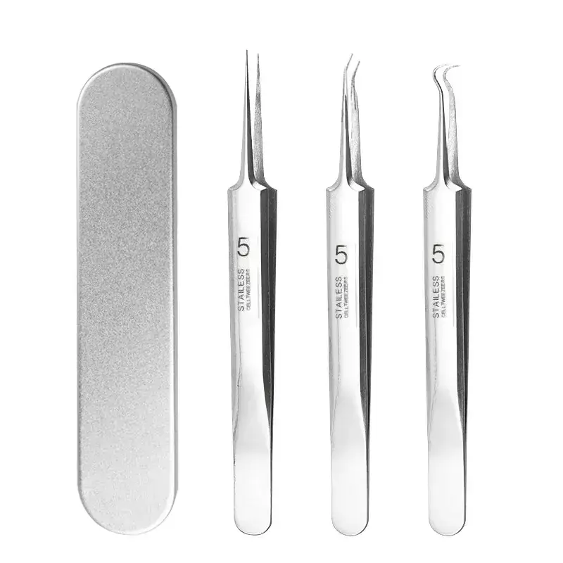 Stainless Steel Acne Clip Set 8-Piece No.5 Needles - Image 17