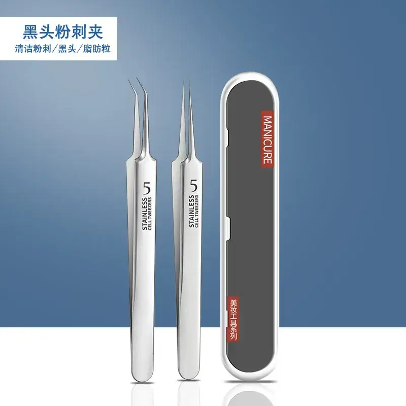 Stainless Steel Acne Clip Set 8-Piece No.5 Needles - Image 25