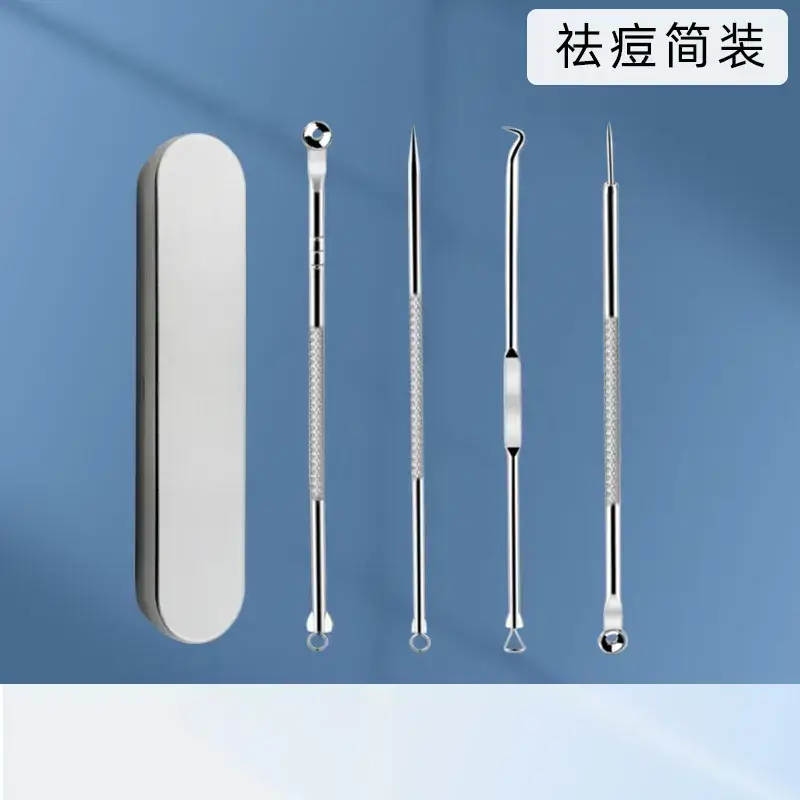 Stainless Steel Acne Clip Set 8-Piece No.5 Needles - Image 33