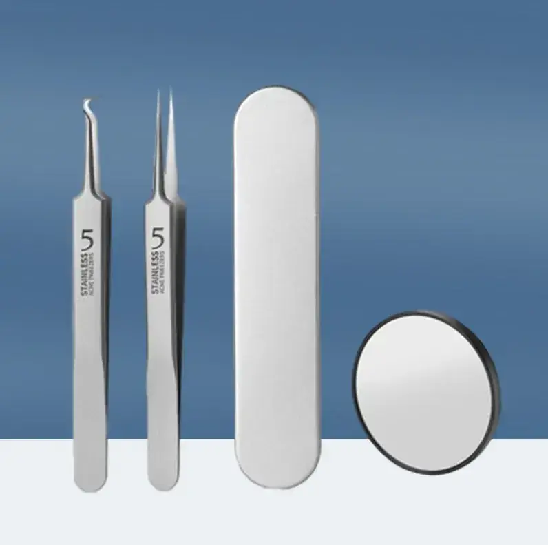 Stainless Steel Acne Clip Set 8-Piece No.5 Needles - Image 38