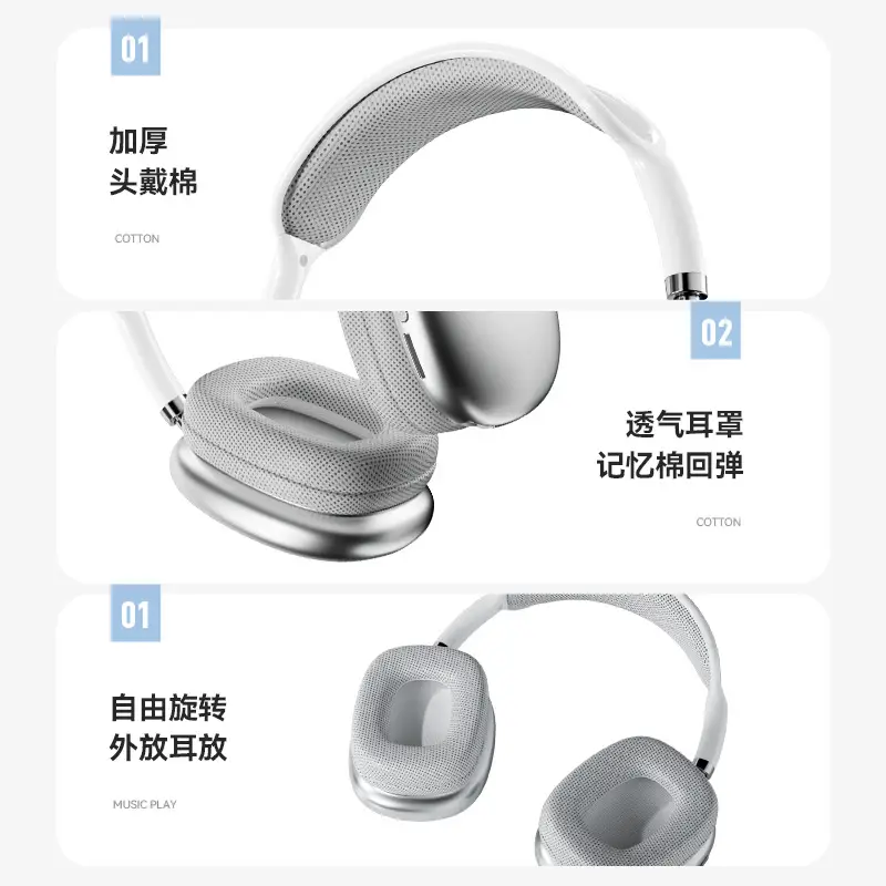 Wireless Bluetooth Headset Blue Noise Reduction Huaqiangbei