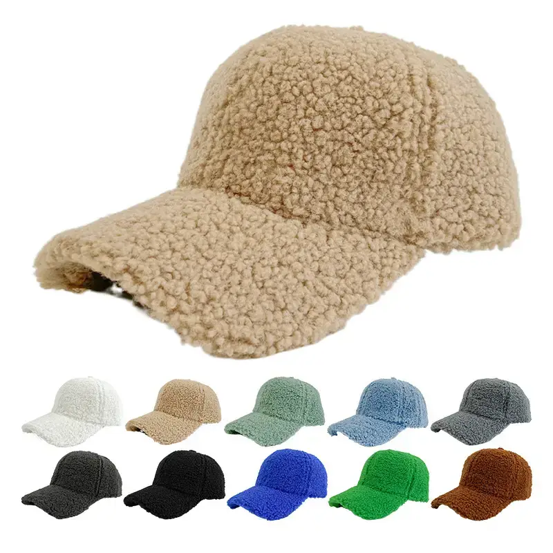 Blue Fleece Baseball Cap for Women - Image 11