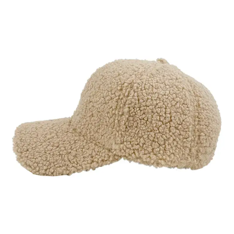 Blue Fleece Baseball Cap for Women — feature 5