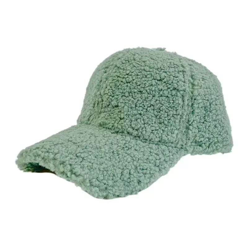 Blue Fleece Baseball Cap for Women - Image 3