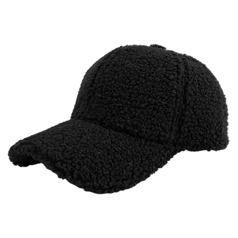 Blue Fleece Baseball Cap for Women - Image 7