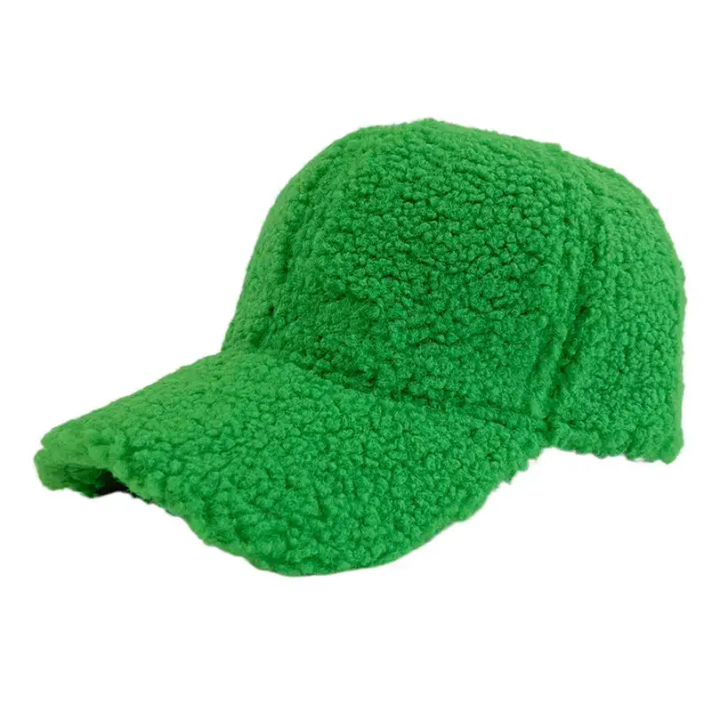 Blue Fleece Baseball Cap for Women - Image 9