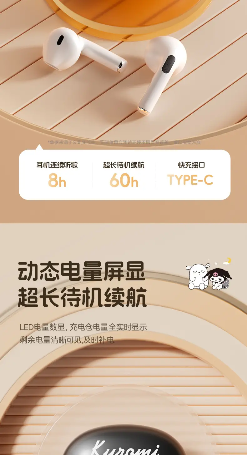 Sanrio Bluetooth Headset S190 with Digital Display — feature 9
