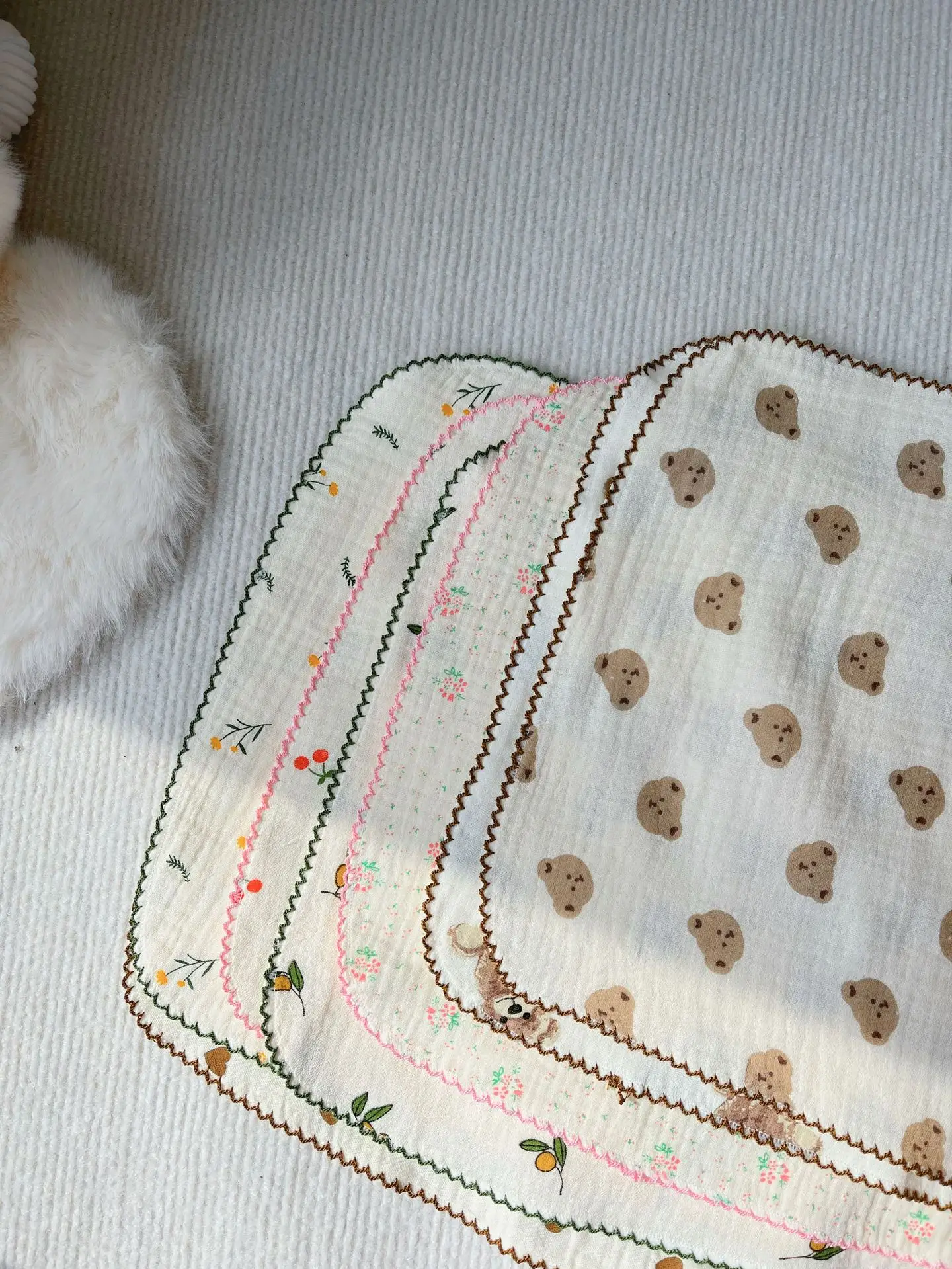Korean Baby Towel Pure Cotton Small Newborn — feature 10