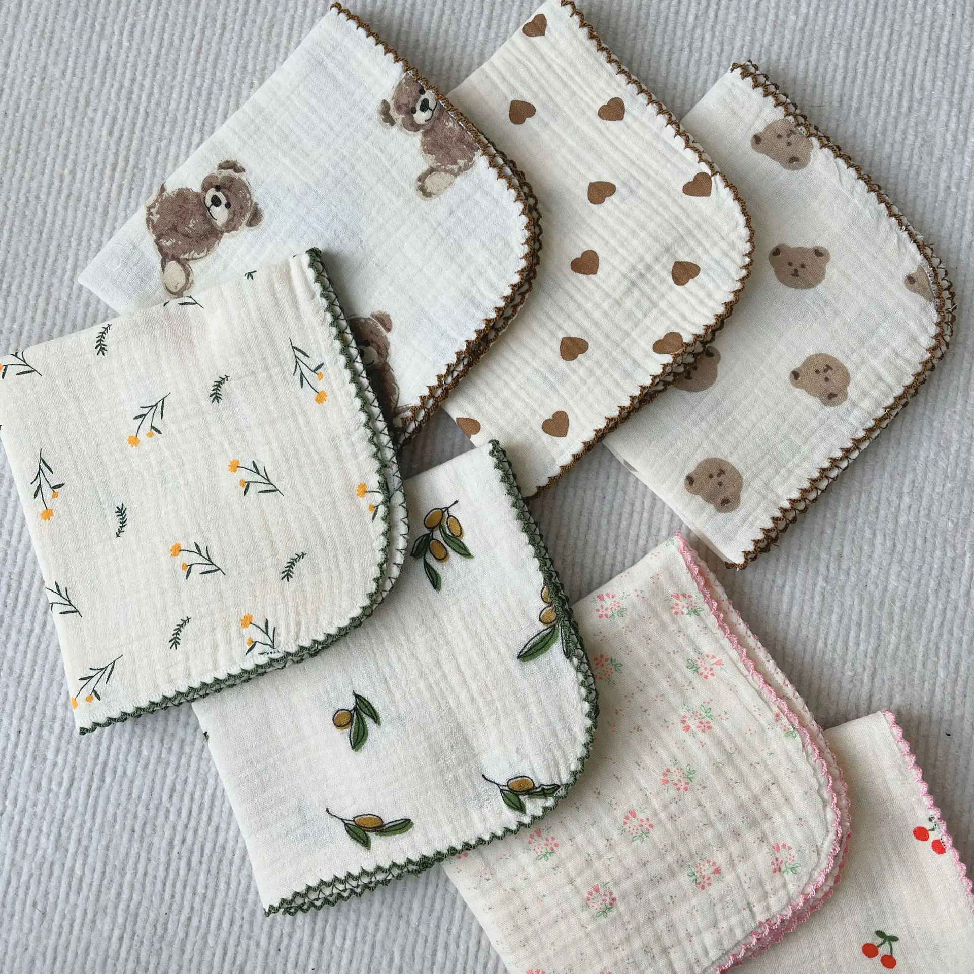 Korean Baby Towel Pure Cotton Small Newborn — feature 9