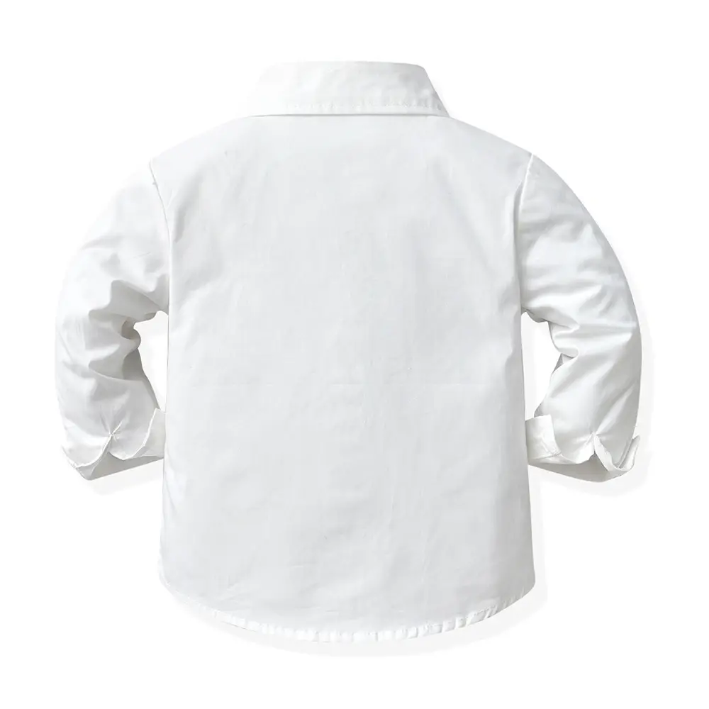 Korean Style Boys One Year Old Suit White Shirt Strapper Pants — feature 16