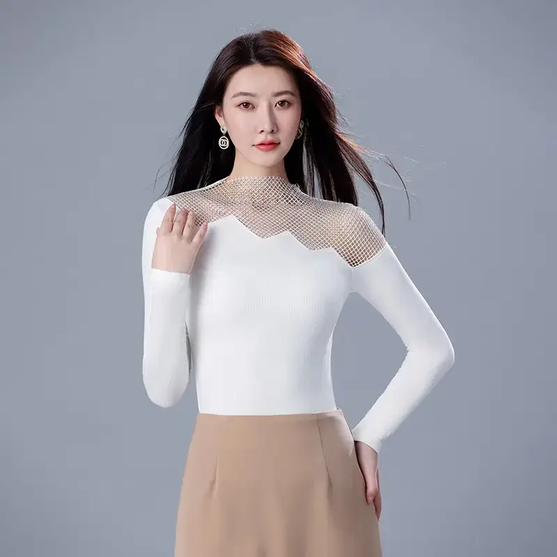 Fleece Lined Warm Slim Fit Base Shirt for Women 2025 - Image 2