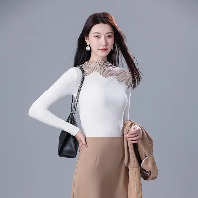 Fleece Lined Warm Slim Fit Base Shirt for Women 2025 - Image 4