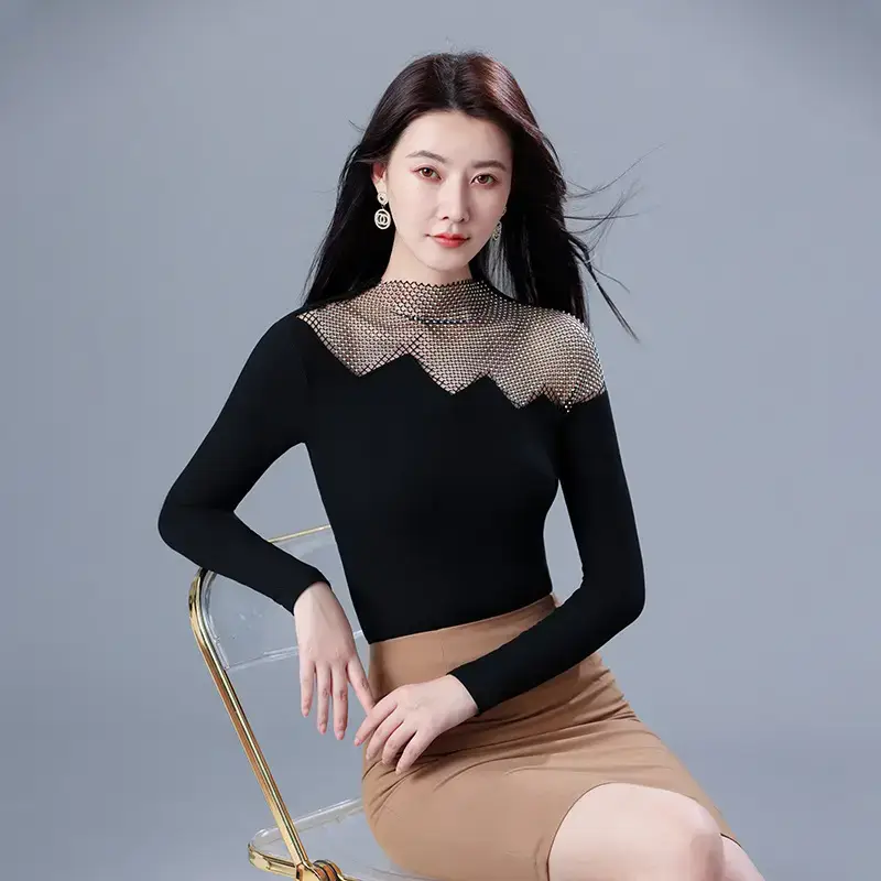 Fleece Lined Warm Slim Fit Base Shirt for Women 2025 - Image 5