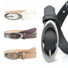 Black Punk Belt with Square Rivets for Men Women — feature 13
