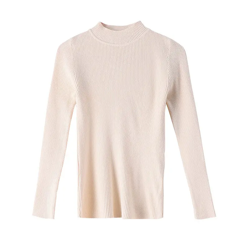 Women's Purple Knitted Half Turtleneck Top - Image 15