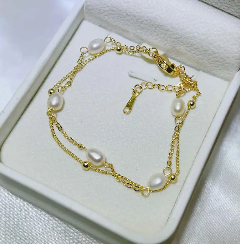 6MM Flat Star Pearl Necklace for Women - Image 3