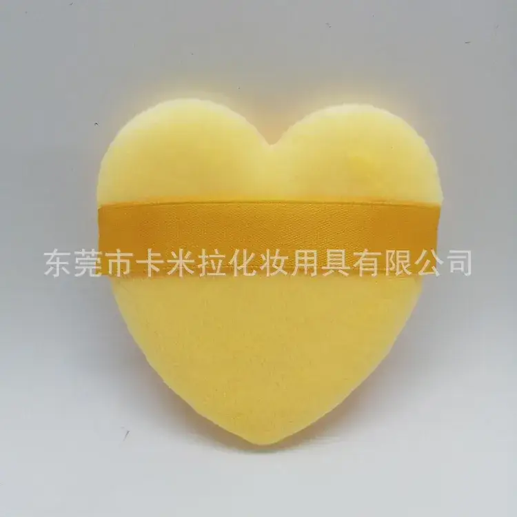 Heart Shaped Makeup Powder Puff Multi Color